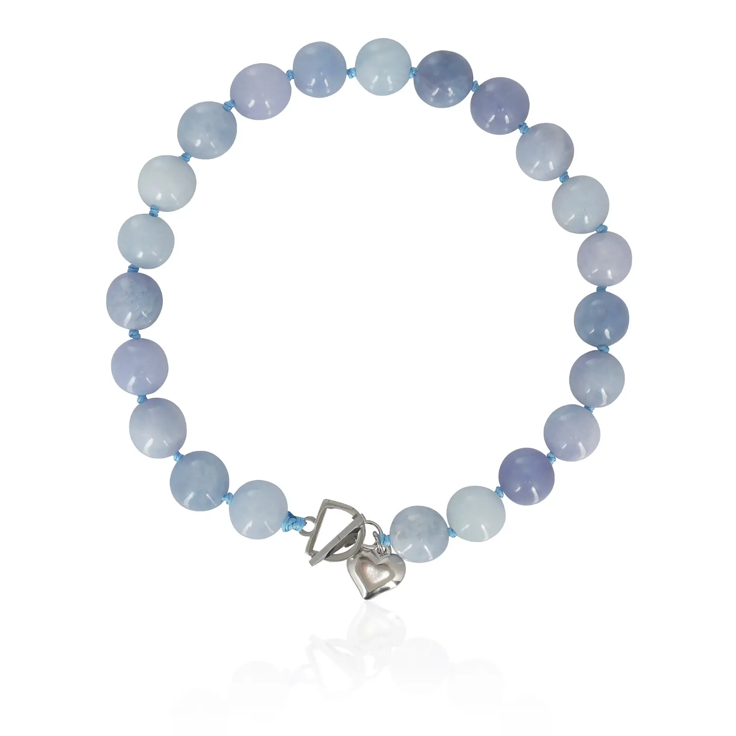 cookie-babyblue-1 Medium COOKIE κολιέ με ημιπολύτιμους λίθους γαλάζιο - Image 1