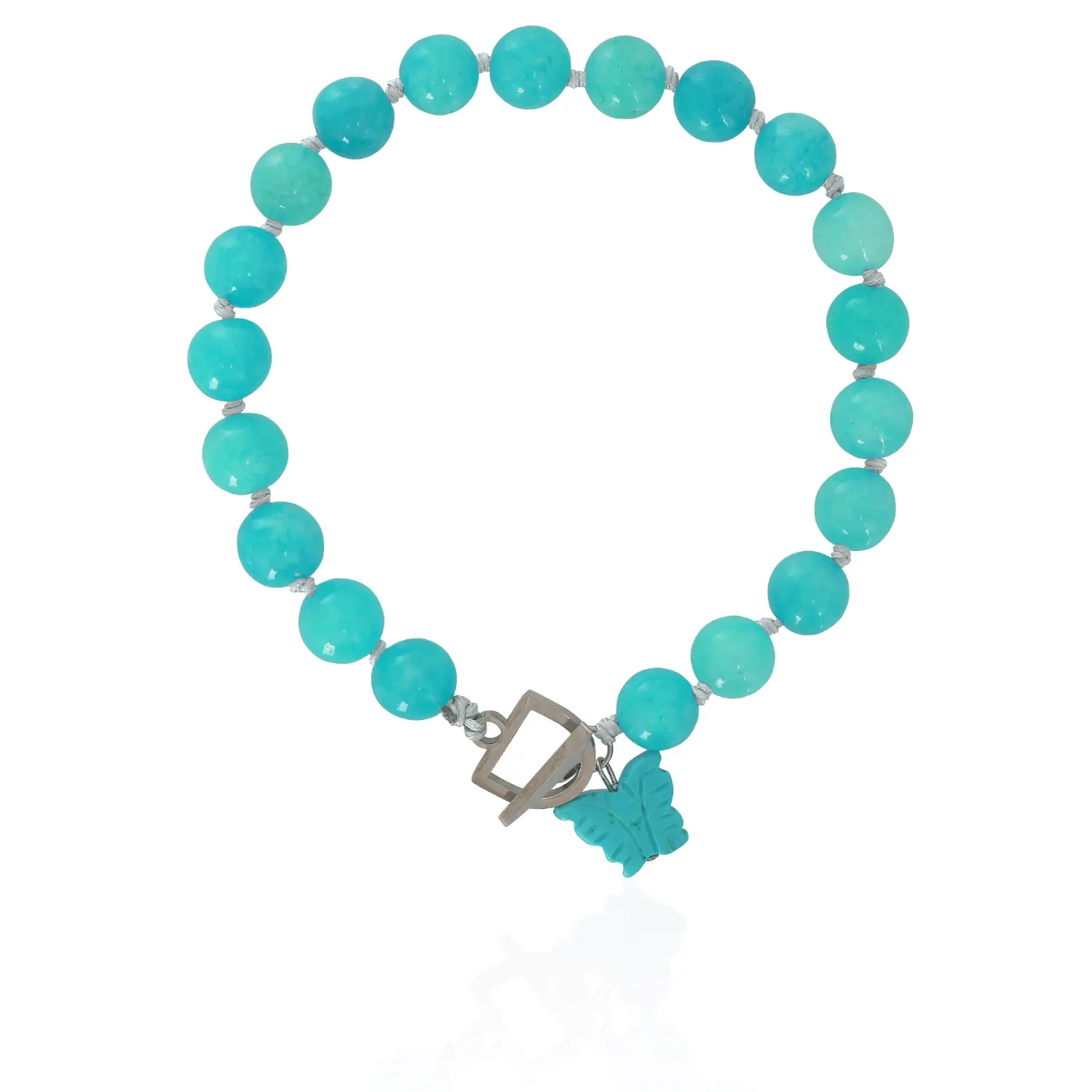 eki-turquoise-1 Extra small EKI κολιέ με ημιπολύτιμους λίθους τιρκουάζ - Image 1