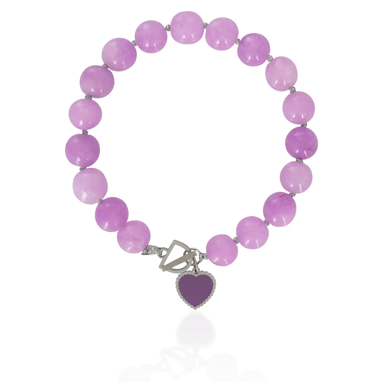 tami-lightpurple-1 Extra extra small TAMI κολιέ με ημιπολύτιμους λίθους ανοιχτό μωβ - Image 1