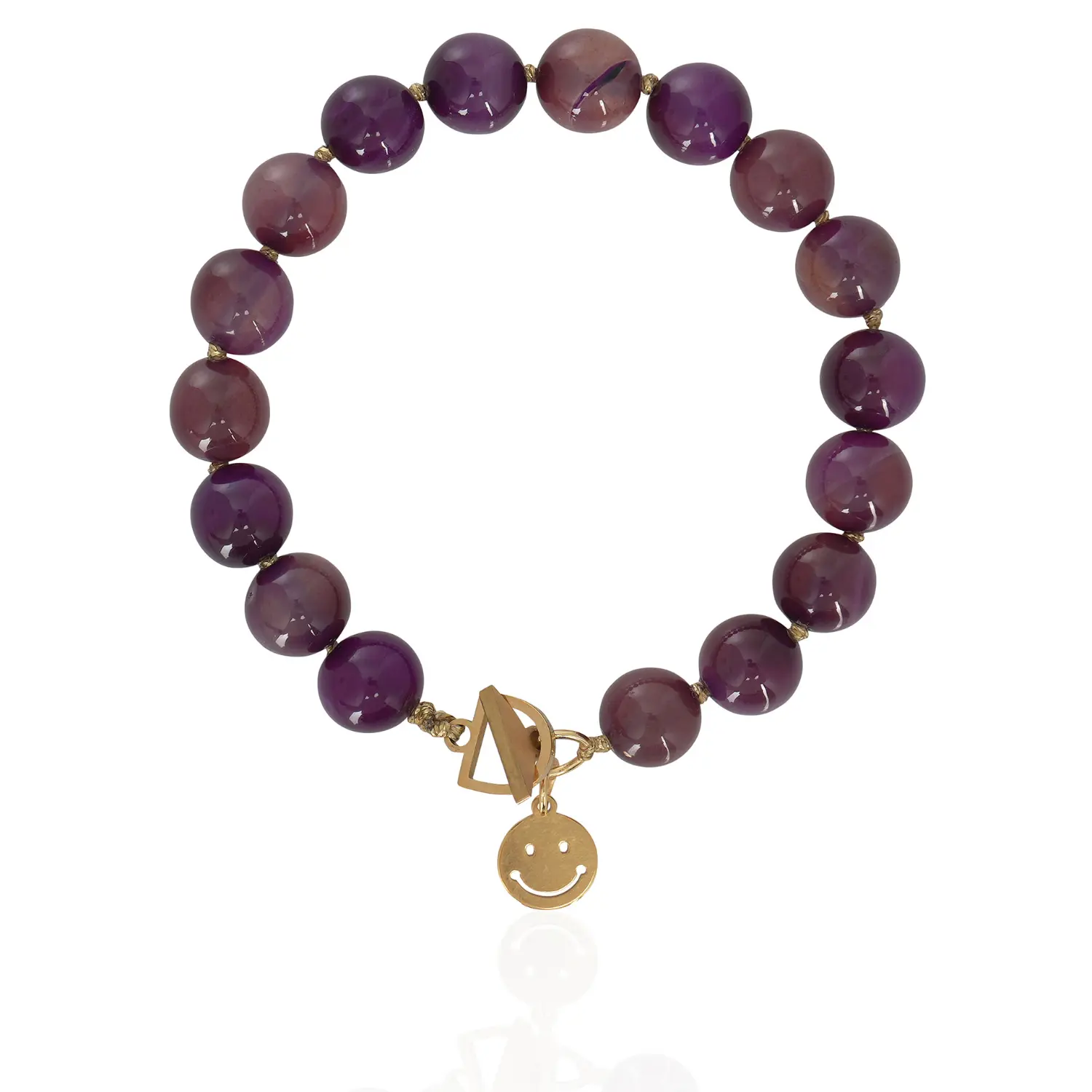 tami-purple-1 Extra extra small TAMI κολιέ με ημιπολύτιμους λίθους μωβ - Image 1